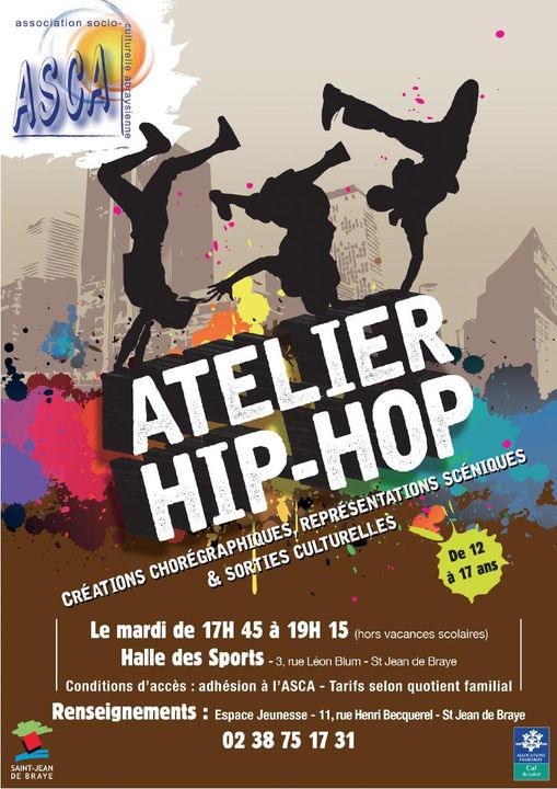 Slide de l'atelier Hip Hop de l'ASCA et OP45