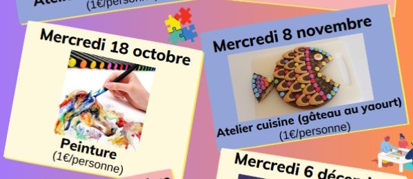 Les mercredis en famille reviennent au Clos de l’Arche !