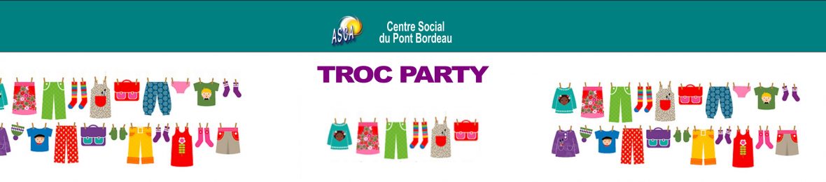 Habiller sans dépenser à la Troc Party le 30 septembre !