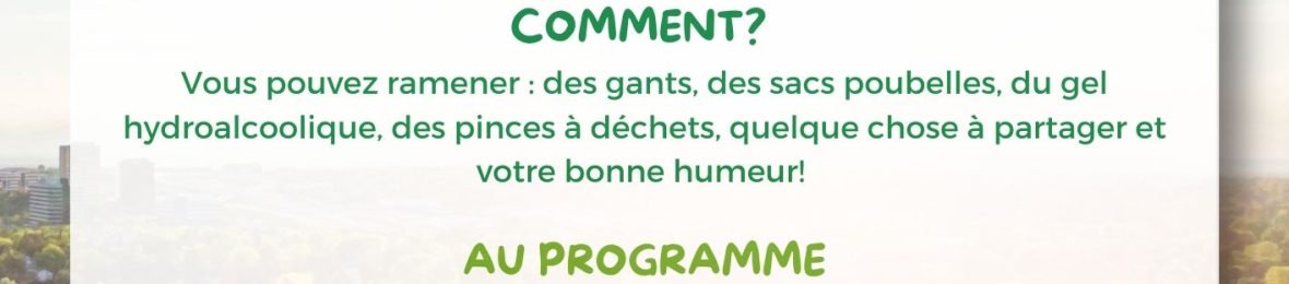 Participons à la chasse aux Déchets à Saint-Jean-de-Braye le 5 avril