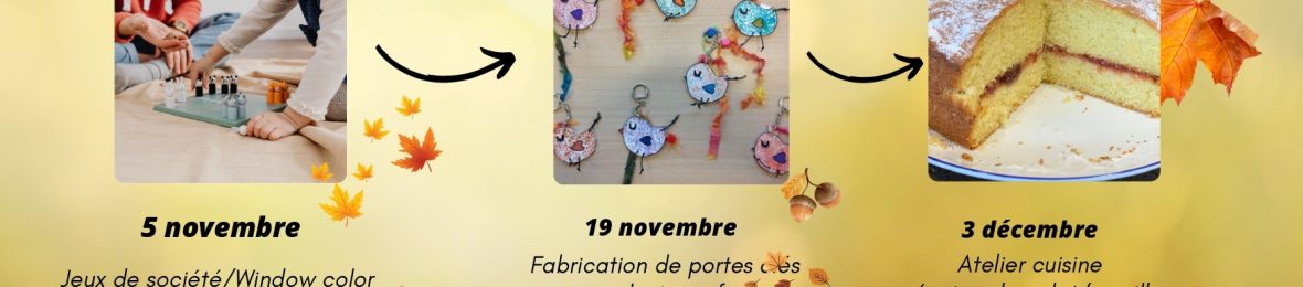 Les mercredis familles au Clos de l’Arche en novembre et décembre