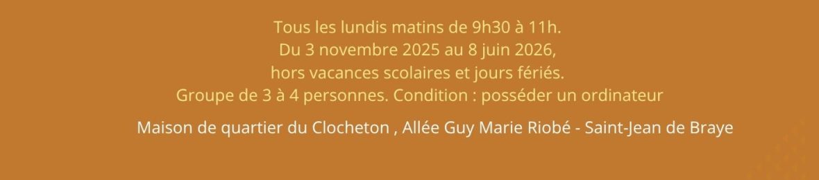 Bienvenue dans nos nouveaux ateliers numériques !
