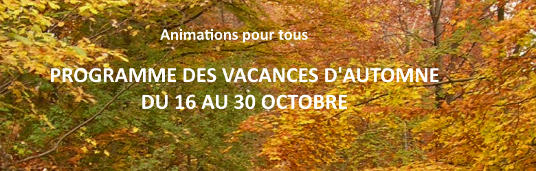 Vacances d'automne 2020 à l'ASCA