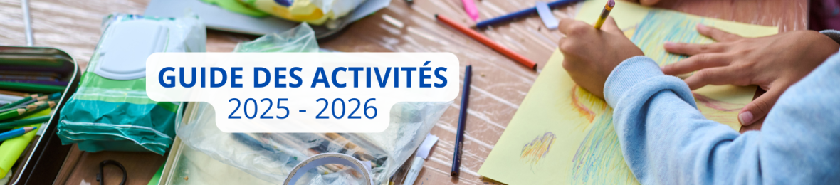 Le Guide des Activités 2025-2026 est arrivé!