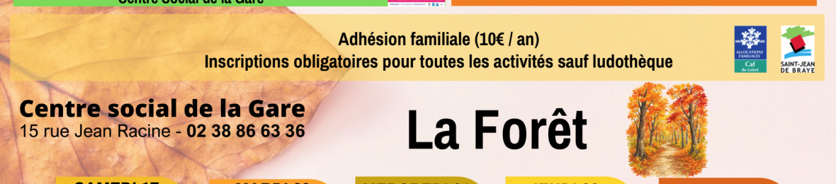 Le programme des vacances d&rsquo;automne 2026